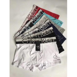 Boxer Calvin Klein de algodon para hombre, color liso, celeste BOX00008A