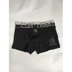Boxer Calvin Klein de algodon para hombre, color liso, negro BOX00008C