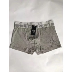 Boxer Calvin Klein de algodon para hombre, color liso, gris BOX00008E