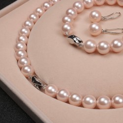 Conjunto de perlas cultivadas de agua dulce que incluye una impresionante pulsera, collar y aretes PUL00021 Conjunto de perlas cultivadas de agua dulce que incluye una impresionante pulsera, collar y aretes PUL00021