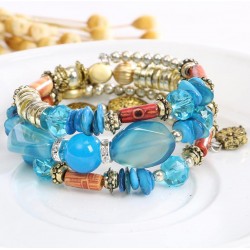 Pulsera hecha a mano con piedras PUL00008