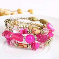 Pulsera hecha a mano con piedras PUL00008 Pulsera hecha a mano con piedras PUL00008