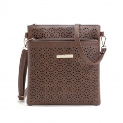 Bolso bandolera de cuero sintetico para mujer con correa ajustable para el hombro BOL00169
