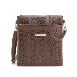 Bolso bandolera de cuero sintetico para mujer con correa ajustable para el hombro BOL00169