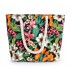 Bolsa de playa grande con bolsillo interior con cremallera y asa de cuerda BOL00115
