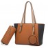 Juego de bolsos de color combinado para mujer BOL00163