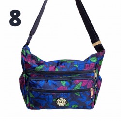Bolso bandolera para mujer, de nailon, diseño floral, resistente al agua BOL00125 Bolso bandolera para mujer, de nailon, diseño floral, resistente al agua BOL00125