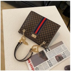 Bolso de hombro con la correa de cadena, de cuero sintético  para mujer BOL00197