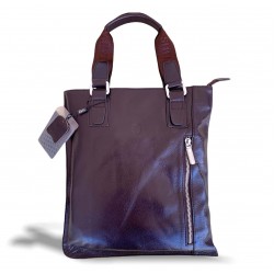 Bolso bandolera de cuero auténtico para hombre, cuero de vaca BOL00217