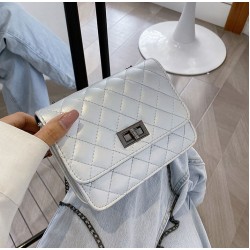 Bolso cruzado pequeño, bolso de mano para mujer, gris BOL00227C