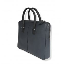 Bolso ejecutivo de cuero auténtico, maletín para computadora para hombre, cuero de vaca BOL00290