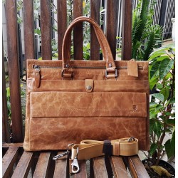 Bolso de cuero auténtico para lap top de 13 pulgaros BOL00302