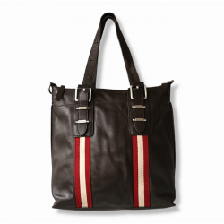Bolso grande de cuero auténtico para hombre BOL00312