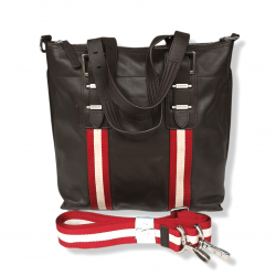 Bolso grande de cuero auténtico para hombre BOL00312