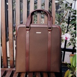 Bolso cruzado grande de cuero auténtico para hombre BOL00352