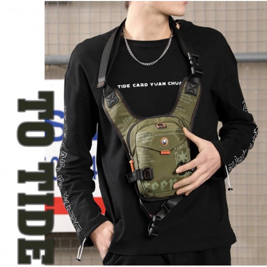 Bolso cruzado de nailon impermeable para hombre BOL00385 Bolso cruzado de nailon impermeable para hombre BOL00385