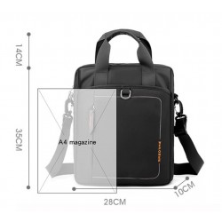 Bolso cruzado grande de nailon impermeable para hombre BOL00390 Bolso cruzado grande de nailon impermeable para hombre BOL00390
