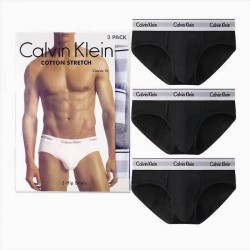 Calzoncillos Calvin Klein de algodón para hombre, color negro BOX00013A