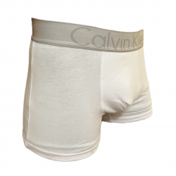 Boxer Calvin Klein de algodón para hombre, color blanco BOX00015D