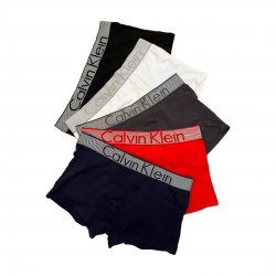 Boxer Calvin Klein de algodón para hombre, color gris oscuro BOX00015A