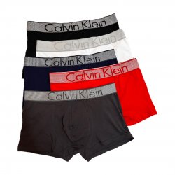 Boxer Calvin Klein de algodón para hombre, color azul oscuro BOX00015B