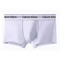 Boxer Calvin Klein lisos de algodón para hombre, color blanco BOX00016E