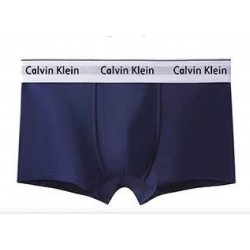 Boxer Calvin Klein lisos de algodón para hombre, color azul BOX00016B