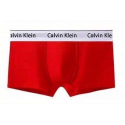 Boxer Calvin Klein lisos de algodón para hombre, color rojo BOX00016C