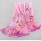 Bufanda de gasa ligera con estampado floral BUF00006B