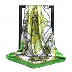Pañuelo de seda para mujer grande, cuadrado y satinado BUF00001B Pañuelo de seda para mujer grande, cuadrado y satinado BUF00001B