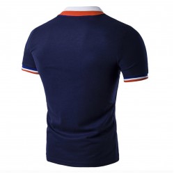 Camisa tipo polo para hombre, tela fría, Hugo Boss (azul) CAM00206C