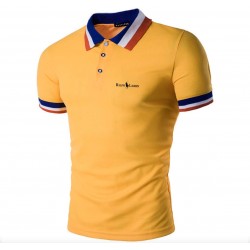 Camisa tipo polo para hombre, tela fría, Ralph Lauren (amarillo) CAM00206E