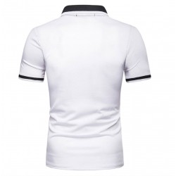 Camisa tipo polo para hombre, tela fría, Hugo Boss (negro/grisl) CAM00209B