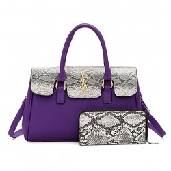 Bolso de mano de piel sintetica con cartera BOL00011