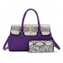Bolso de mano de piel sintetica con cartera BOL00011