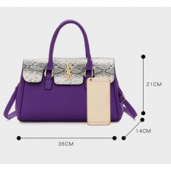Bolso de mano de piel sintetica con cartera BOL00011