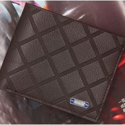 Billetera pequeña de cuero sintético para hombre CAR00044