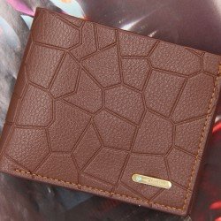 Billetera pequeña de cuero sintético para hombre CAR00045