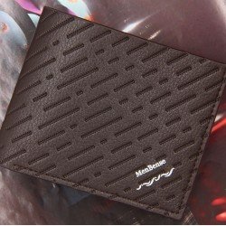 Billetera pequeña de cuero sintético para hombre CAR00046