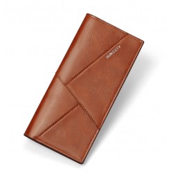 Billetera larga de cuero sintetico  unisex CAR00070