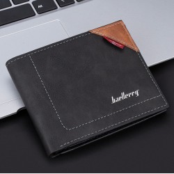 Billetera pequeña de cuero sintético para hombre CAR00080