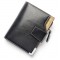 Billetera de cuero sintético con varios espacios para tarjetas para hombre CAR00085