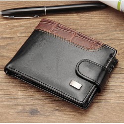 Billetera  pequeña  de cuero sintético para hombre CAR00091