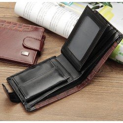 Billetera  pequeña  de cuero sintético para hombre CAR00091