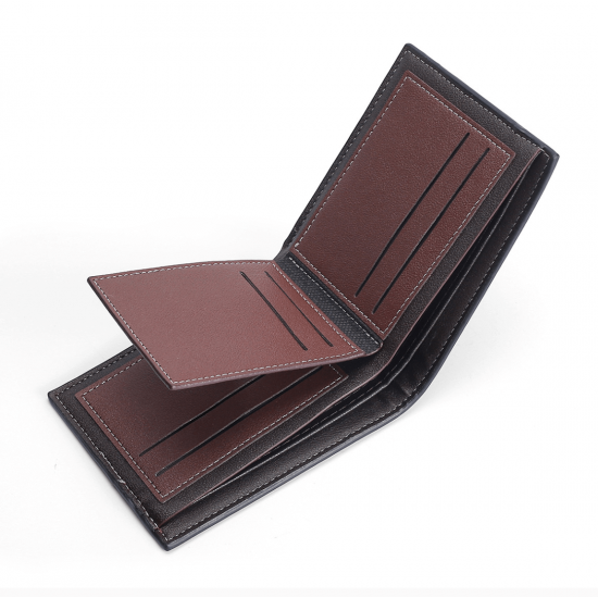 Billetera de cuero sintético clásica  para hombre CAR00107
