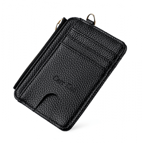 Tarjetero multifuncional de cuero sintético unisex CAR00108