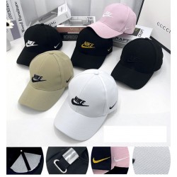 Gorras para hombre y para mujer NIKE logo grande, color blanco GOR00013C Gorras para hombre y para mujer NIKE logo grande, color blanco GOR00013C