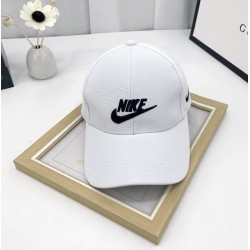 Gorras para hombre y para mujer NIKE logo grande, color blanco  GOR00013C