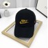 Gorras para hombre y para mujer NIKE logo grande, color negro-dorado  GOR00013A