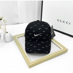 Gorras para hombre y para mujer NIKE logos pequeños, color negro  GOR00014B